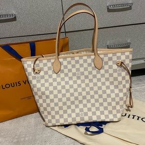 Louis Vuitton Neverfull MM damier azur